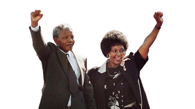 Winnie and Nelson Mandela